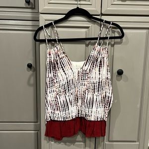 ON TREND BURGANDY Anthropologie Top